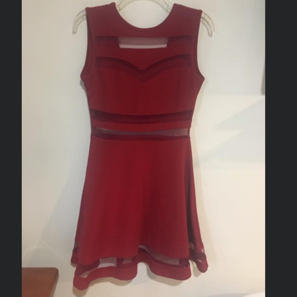 Red dress